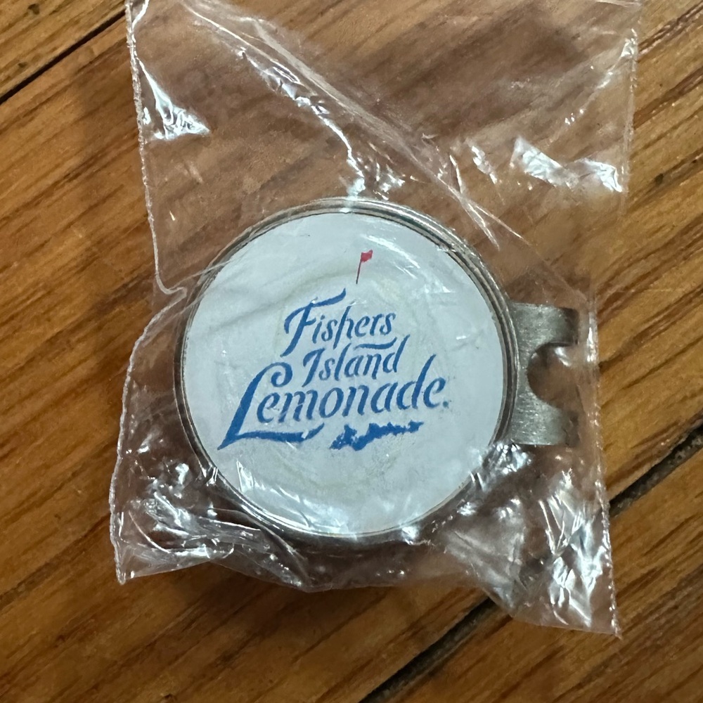 Fishers Island Lemonade Golf Hat Clip / Ball Marker